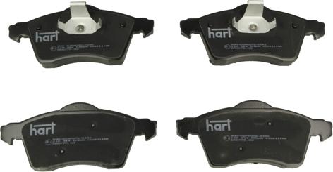 Hart 215 944 - Тормозные колодки, дисковые, комплект autosila-amz.com
