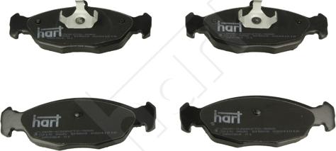 Hart 215 965 - Тормозные колодки, дисковые, комплект autosila-amz.com