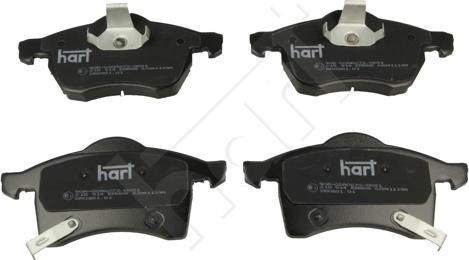 Hart 215 914 - Тормозные колодки, дисковые, комплект autosila-amz.com