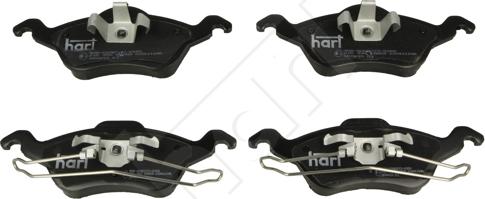 Hart 215 930 - Тормозные колодки, дисковые, комплект autosila-amz.com