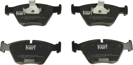 Hart 215 899 - Тормозные колодки, дисковые, комплект autosila-amz.com