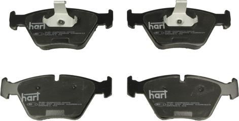Hart 215 897 - Тормозные колодки, дисковые, комплект autosila-amz.com