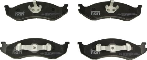 Hart 215 250 - Тормозные колодки, дисковые, комплект autosila-amz.com