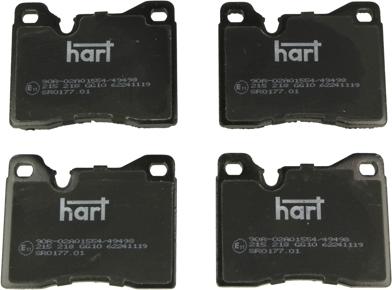 Hart 215 218 - Тормозные колодки, дисковые, комплект autosila-amz.com