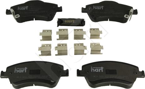 Hart 211 811 - Тормозные колодки, дисковые, комплект autosila-amz.com