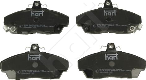 Hart 217 559 - Тормозные колодки, дисковые, комплект autosila-amz.com