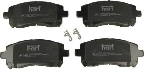 Hart 217 569 - Тормозные колодки, дисковые, комплект autosila-amz.com