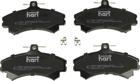 Hart 217 565 - Тормозные колодки, дисковые, комплект autosila-amz.com