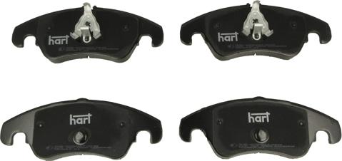 Hart 225 702 - Тормозные колодки, дисковые, комплект autosila-amz.com