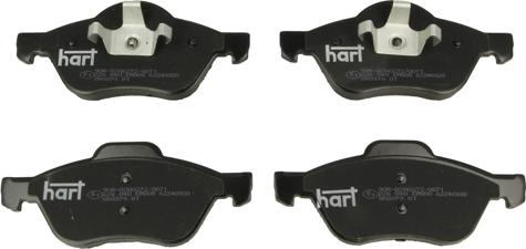 Hart 226 040 - Тормозные колодки, дисковые, комплект autosila-amz.com