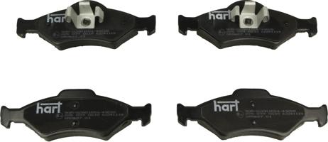 Hart 226 039 - Тормозные колодки, дисковые, комплект autosila-amz.com