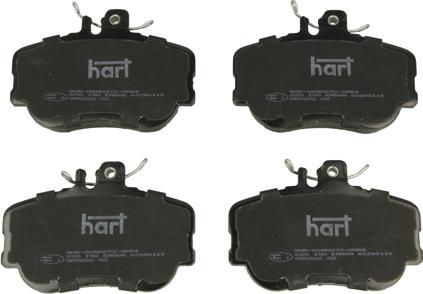 Hart 220 190 - Тормозные колодки, дисковые, комплект autosila-amz.com