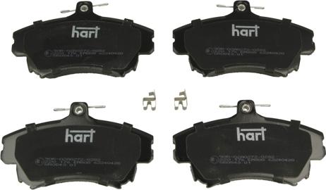 Hart 220 176 - Тормозные колодки, дисковые, комплект autosila-amz.com