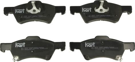 Hart 221 642 - Тормозные колодки, дисковые, комплект autosila-amz.com