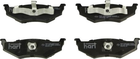 Hart 221 664 - Тормозные колодки, дисковые, комплект autosila-amz.com