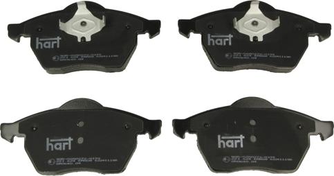 Hart 221 624 - Тормозные колодки, дисковые, комплект autosila-amz.com