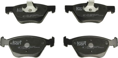 Hart 221 088 - Тормозные колодки, дисковые, комплект autosila-amz.com