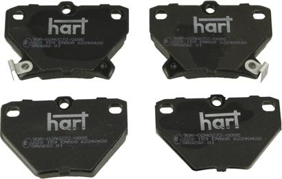Hart 223 159 - Тормозные колодки, дисковые, комплект autosila-amz.com