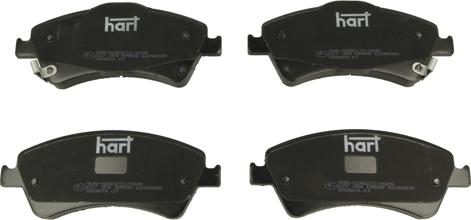 Hart 227 354 - Тормозные колодки, дисковые, комплект autosila-amz.com