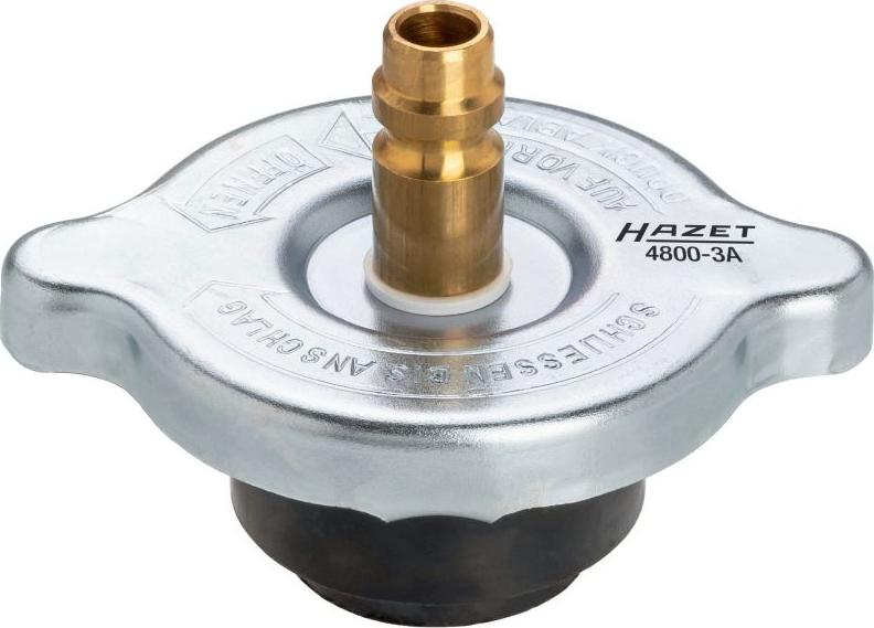 HAZET 4800-3 - Адаптер, компл. проверки систю охлаждения autosila-amz.com