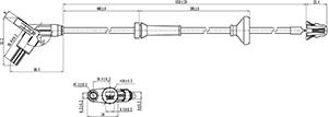 HC-Cargo 181856 - Датчик ABS, частота вращения колеса autosila-amz.com