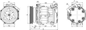 HC-Cargo 240240 - Компрессор кондиционера autosila-amz.com