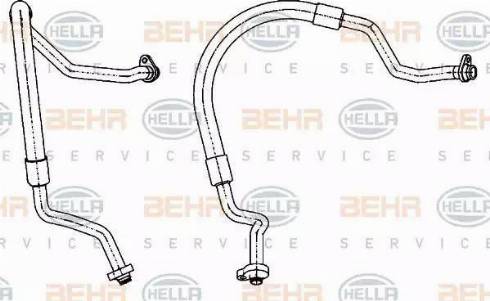 HELLA 9GS 351 338-561 - Трубопровод низкого давления, кондиционер autosila-amz.com