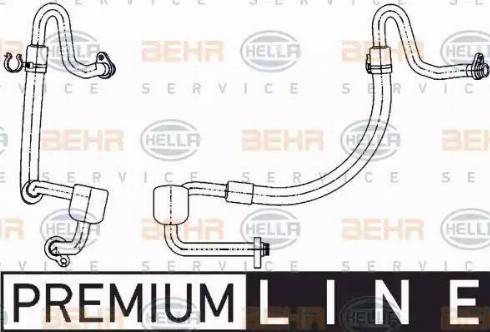 HELLA 9GS 351 338-501 - Трубопровод низкого давления, кондиционер autosila-amz.com