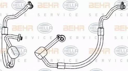 HELLA 9GS 351 338-511 - Трубопровод низкого давления, кондиционер autosila-amz.com