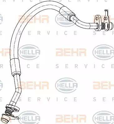 HELLA 9GS 351 338-671 - Трубопровод высокого давления, кондиционер autosila-amz.com