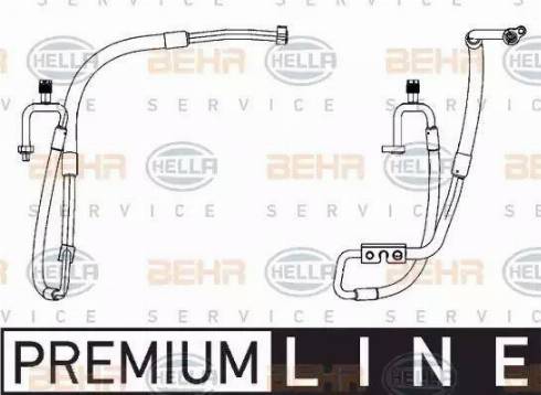 HELLA 9GS 351 338-391 - Трубопровод высокого / низкого давления, кондиционер autosila-amz.com