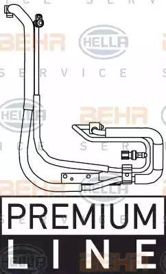 HELLA 9GS 351 337-611 - Трубопровод высокого / низкого давления, кондиционер autosila-amz.com