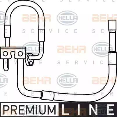 HELLA 9GS 351 337-271 - Трубопровод высокого / низкого давления, кондиционер autosila-amz.com