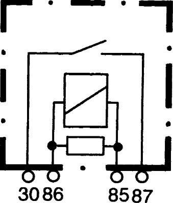 HELLA 4RA 007 793-031 - Реле многофункциональное UNIVERSAL 4pin 12V 50A HELLA 4RA 007 793-031 autosila-amz.com