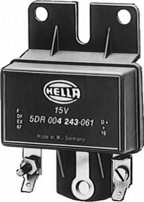 HELLA 5DR 004 243-051 - Регулятор напряжения, генератор autosila-amz.com