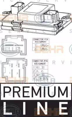 HELLA 5HL 351 321-541 - Регулятор, вентилятор салона autosila-amz.com