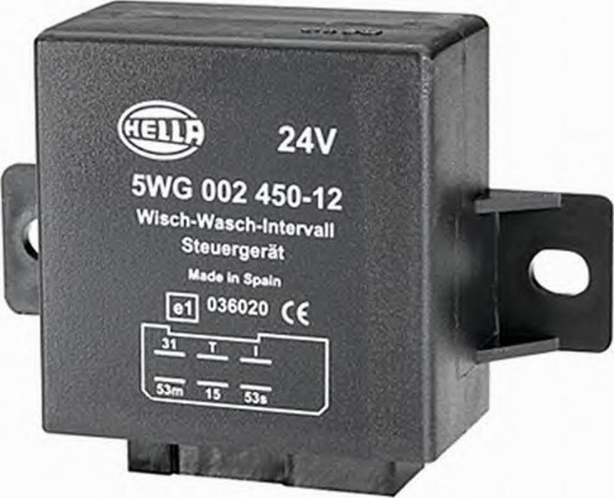 HELLA 5WG 002 450-127 - Реле, интервал включения стеклоочистителя autosila-amz.com