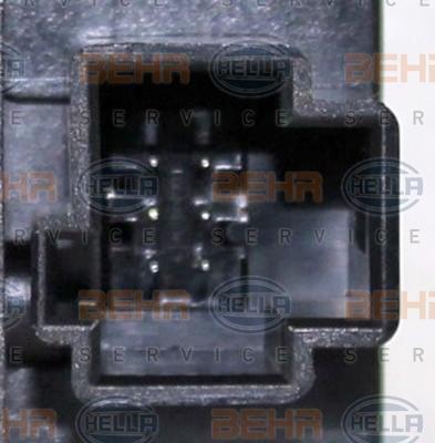 HELLA 6NW 351 345-221 - Регулировочный элемент, смесительный клапан autosila-amz.com