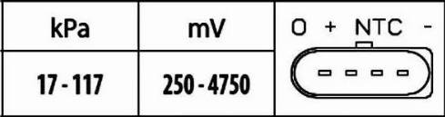 HELLA 6PP 009 400-511 - Датчик, давление во впускной трубе autosila-amz.com