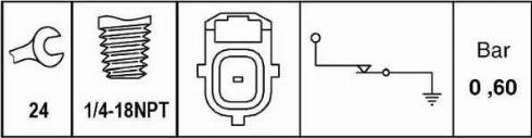 HELLA 6ZL 003 259-771 - Датчик, давление масла autosila-amz.com