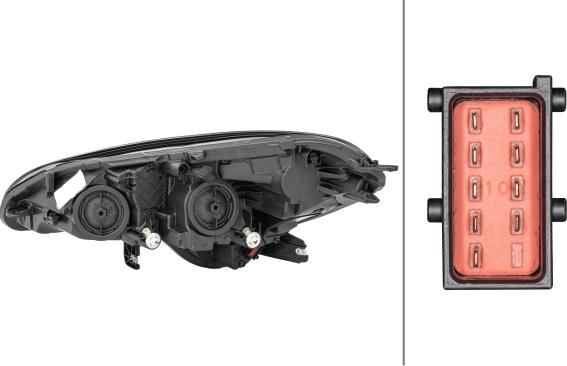 HELLA 1LF 011 830-081 - Основная фара autosila-amz.com