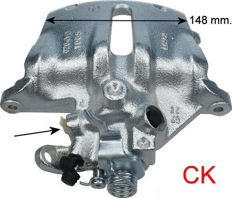 HELLA 8AC 355 392-071 - Тормозной суппорт autosila-amz.com