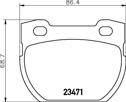 HELLA 8DB 355 019-231 - Тормозные колодки, дисковые, комплект autosila-amz.com