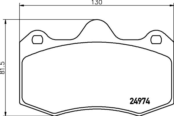 HELLA 8DB 355 015-111 - Тормозные колодки, дисковые, комплект autosila-amz.com