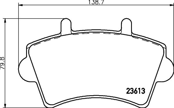 HELLA 8DB 355 010-021 - Тормозные колодки, дисковые, комплект autosila-amz.com