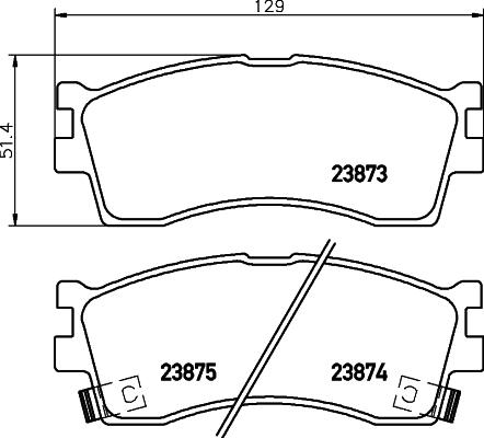 Oyodo 10H0316-KIA - Тормозные колодки, дисковые, комплект autosila-amz.com