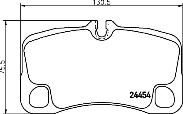 HELLA 8DB 355 016-051 - Тормозные колодки, дисковые, комплект autosila-amz.com