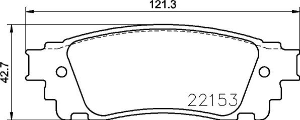 HELLA 8DB 355 024-631 - Тормозные колодки, дисковые, комплект autosila-amz.com