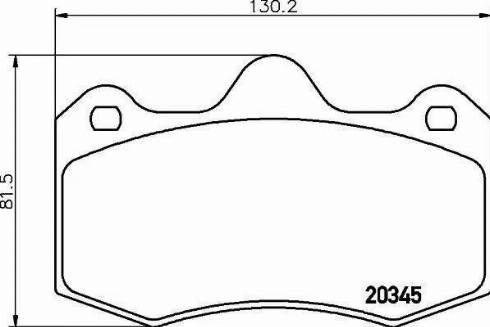 HELLA 8DB 355 014-251 - Тормозные колодки, дисковые, комплект autosila-amz.com