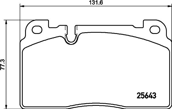 HELLA 8DB 355 020-241 - Тормозные колодки, дисковые, комплект autosila-amz.com